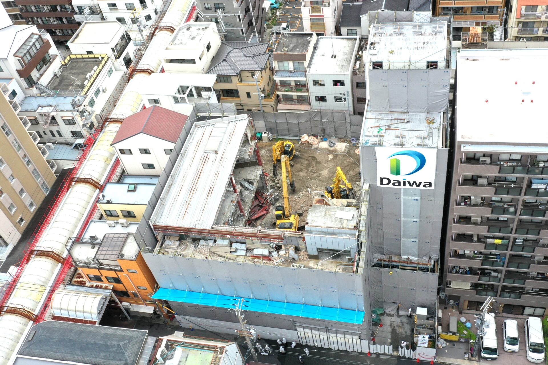 株式会社 大和産業開発／株式会社 大和産業の施工実績 | S造3Ｆ建物+S造タワーパーキング